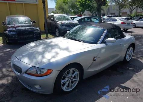 2004 BMW Z4 from USA, damaged, VIN 4USBT53594LU08192